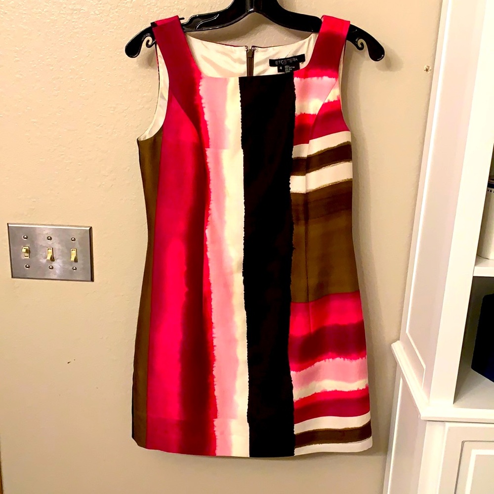 Pink striped dress